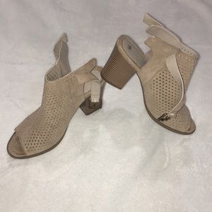 Light tan booties